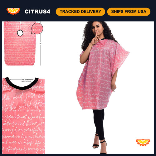 Vinyl shampoo cape for hair - shampoo,