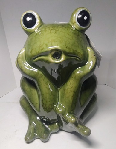Totalpond ceramic frog spitter - ceramic,