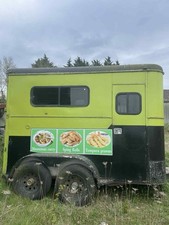 Horse Box Converted Catering Trailer / Street Food / Mobile Kitchen Bar Coffee. 