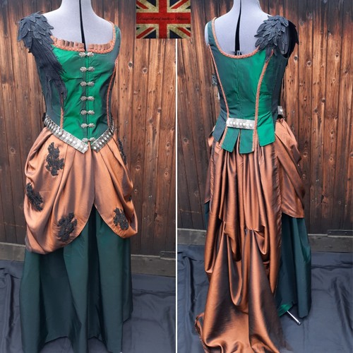 Steampunk gothic green and - gothic,