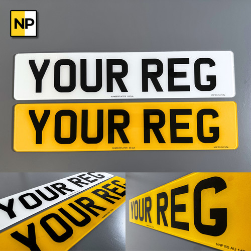 Premium number plates - uk, 2d