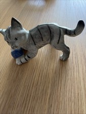 Vintage Porcelain Cat With