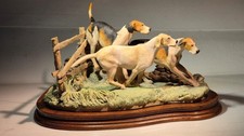 Border Fine Arts ‘Forrard Away Three Foxhounds dogs chasing Ltd ed