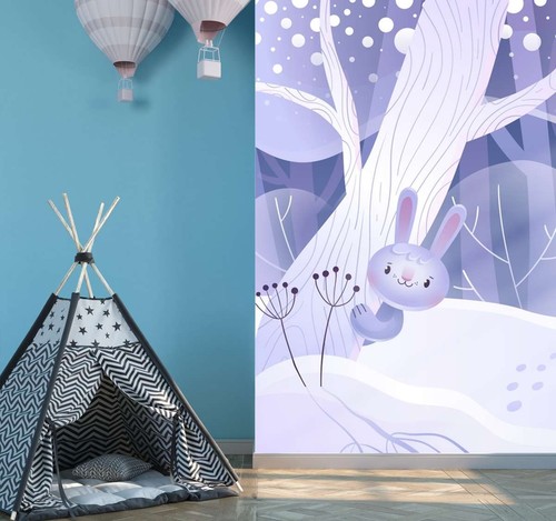 Fleece photo wallpaper mural