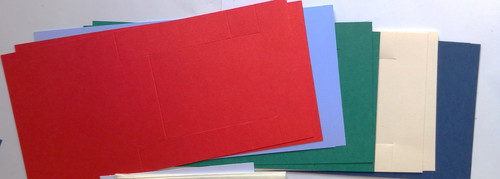 Shaped stepper cards - 10,