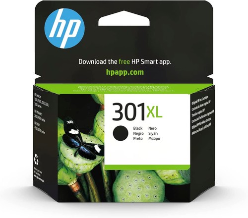 Genuine 301xl black high - genuine, hp