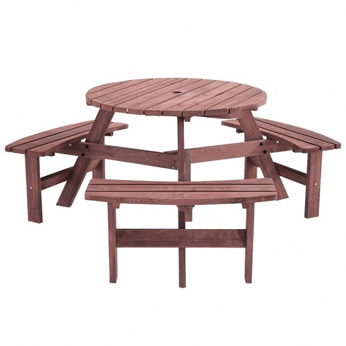 Seater wooden round - seater,