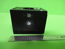 MICROSCOPE PART POLYVAR REICHERT LEICA POLARIZER CUBE POL NICE OPTICS BN#W1-51