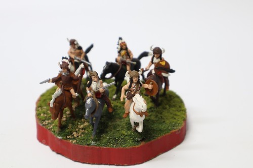 American wild west - west, mounted