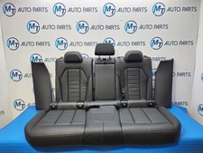 BMW X3 SERIES COMPLETE REAR SEATS LEATHER BLACK WITH WHITE STITCHING G01 G08 F97