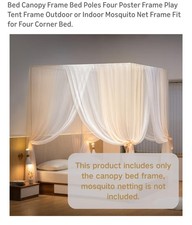 Bed Canopy Frame Four Poster