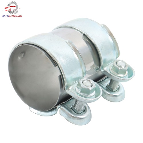 Double clamp exhaust connector - clamp,