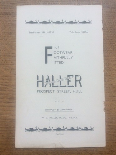 Vintage 1950s advert hull - 1950s,