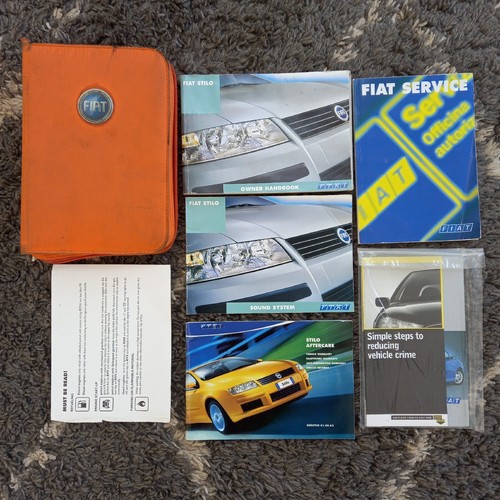 Fiat stilo owners manual - fiat, +