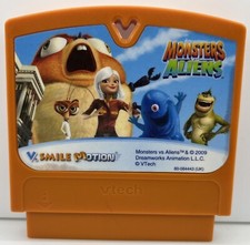 Monsters Vs Aliens Game Cart - Vtech V Smile TV Learning System - TESTED & VGC