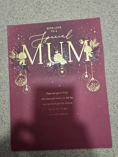Clinton christmas cards mum
