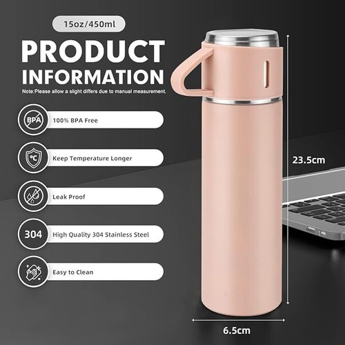 Vacuum insulated flask set - flask, 3