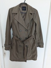 New Look Green Coat UK12
