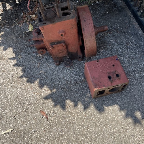 Lister stationary engine - d,