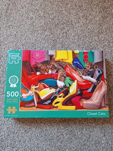 Corner piece puzzles closet - puzzles,