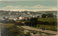 LLANELLY FELINFOEL VIEW OF VILLAGE 1915 NOTE ON BACK RE FILLING SHELLS EXPLOSIVE