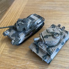 Vintage Corgi Centurion  and tiger British Army Tanks Diecast Military Models
