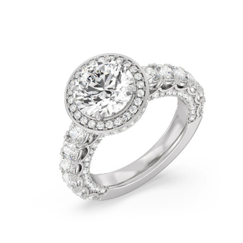 Wedding diamond ring lab - ring, grown