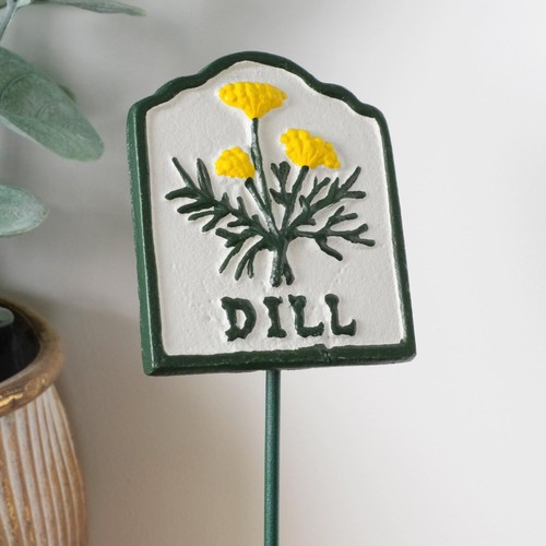 Dill herb garden - herb, sign