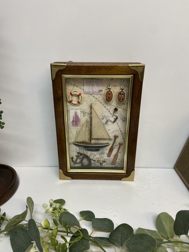 Shadow box nautucal coastal - shadow, box,
