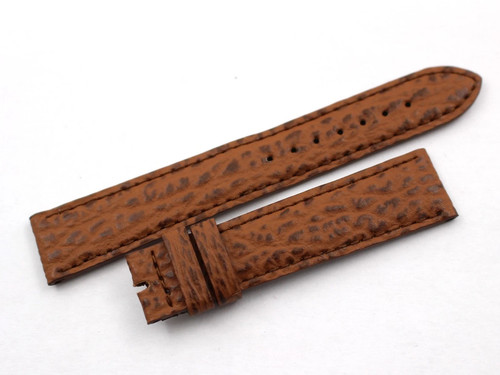 Genuine brown shark - genuine, leather