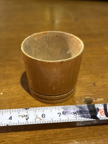 Antique small treen boxwood - antique,