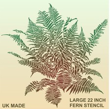 Large 22inch Fern Stencil