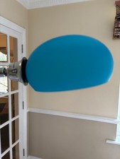 Glass lamp shade for Dana light spare replacement multi arm floor lamp, sky blue