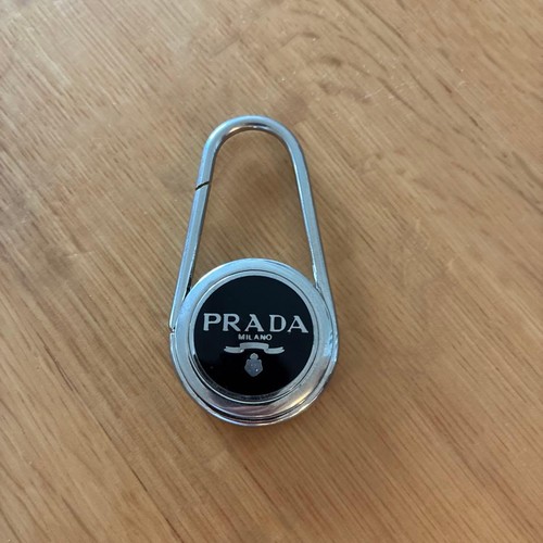 Prada key ring black - key,