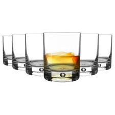 Bormioli Rocco 6x Barglass Whisky Glasses Contemporary Scotch 195ml Clear