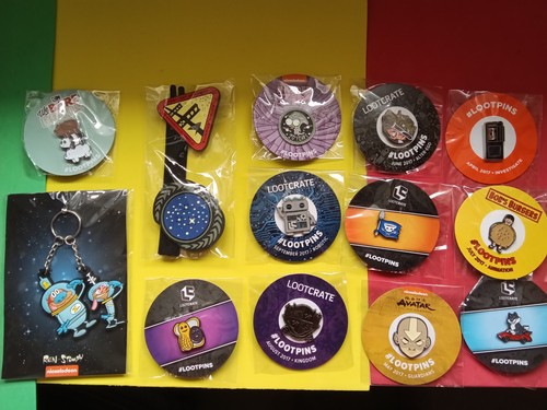 Cartoon pin badges job lot - , all