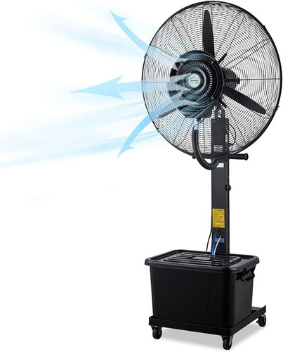 Standing fan with mist - standing,