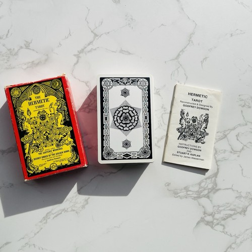 Vintage 1980 hermetic tarot - vintage,