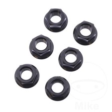 Nut Rear Sprocket Kit Black 6