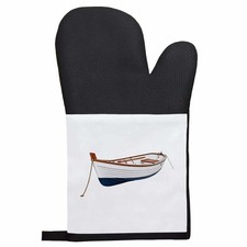 'Docked Boat' Oven Glove /