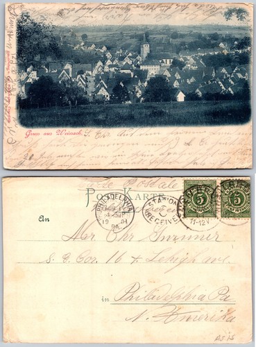 Weinsberg germany postcard - germany,