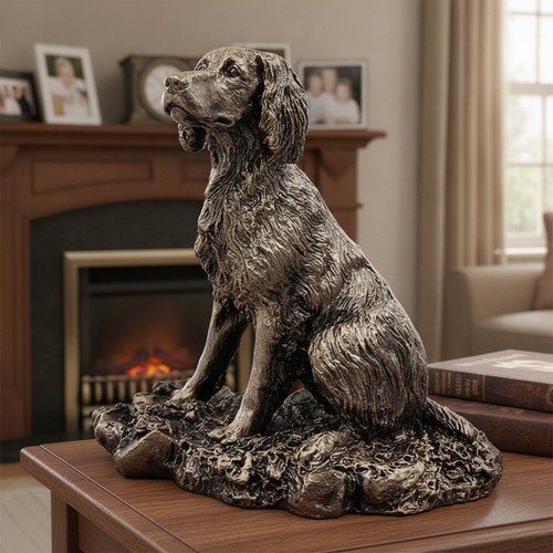 Bronze patina sitting - bronze,