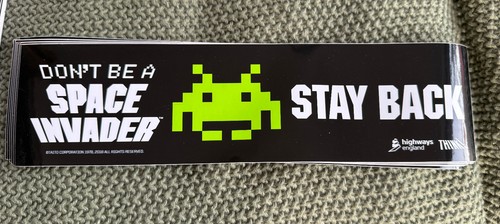 Space invaders sticker 30cm - sticker, x