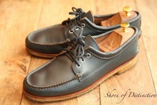 Quoddy Blue Leather Boat Deck