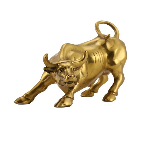 Feng shui fortune brass bull - shui,