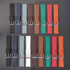 20MM Band For Omega x Swatch Bioceramic Moonswatch Leather Watch Strap