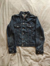 ENERGIE Jeans X-perience Mens ?Womens ? Denim Jacket UK Large Navy Blue Cotton