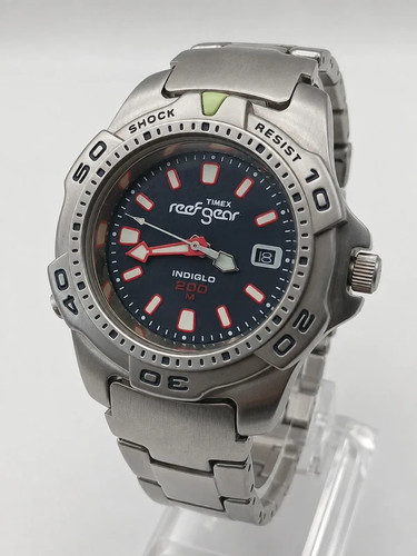 Timex diver indiglo vintage - diver,