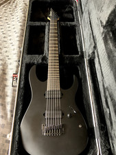 Ibanez RGIXL7 Iron Label 7-String Black Flat. Excellent Condition. Case Included