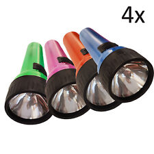 4 x TORCHES camping flash light hiking torch caravan motorhome 